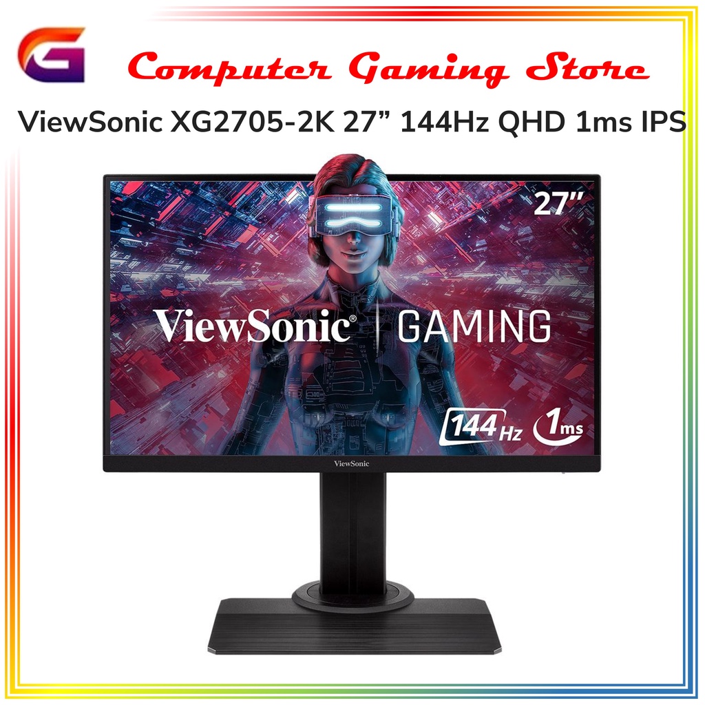 ViewSonic XG2705-2K 27” 144Hz QHD IPS Gaming Monitor