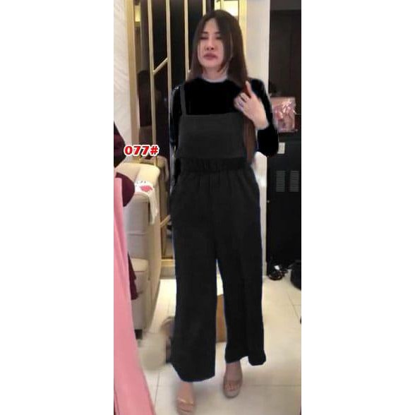 077#Jumpsuit SET/Baju wanita fashion wanita