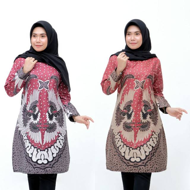 TERLARIS!!! Dress Batik Tunik Atasan Wanita | Varian Yoi M L XL XXL.