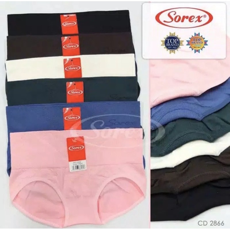 CD | Celana Dalam Wanita SOREX 2866 Semi Korset Bahan Rajut