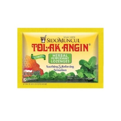 

Tolak Angin Permen Herbal Peppermint Lozenges [10 gr]