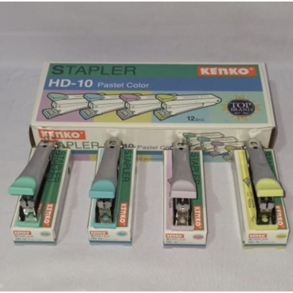 JG - Kenko Stapler HD-10 PASTEL COLOR Staples Kertas Dokumen File