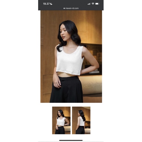 maven bigail crop sleeveless