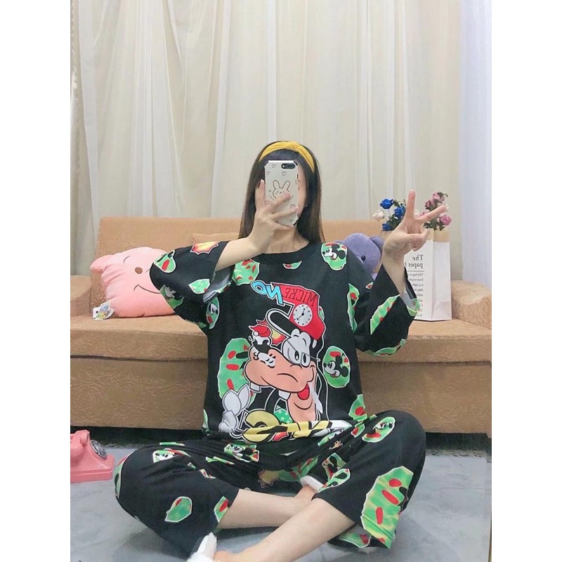PROMO JC- Stelan Oversize 7/9 / Piyama Import Oversize 7/8 terbaru / piyama Wanita Korean Style