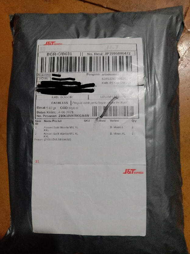 Atasan Batik Wanita M L Xl Xxl