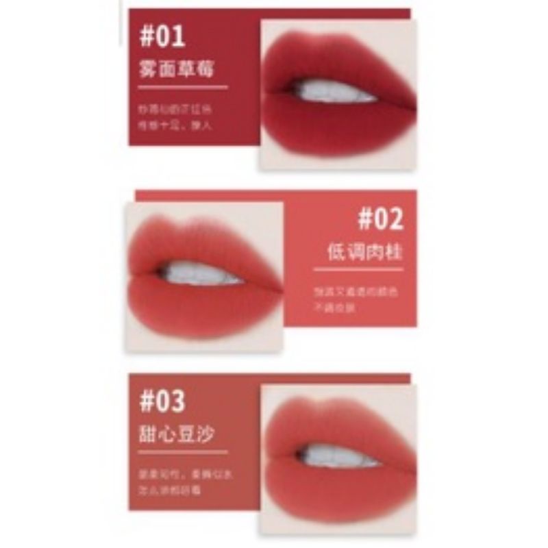 Matte Lipstik Cair LAMEILA Liquid Matte Lipstick Lip Cream Lip Glaze Korean Lipstick