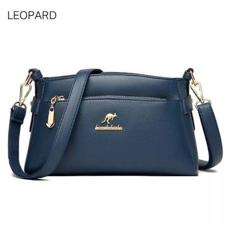 BISA BAYAR DITEMPAT tas selempang wanita kangguru 3 resleting top handbags