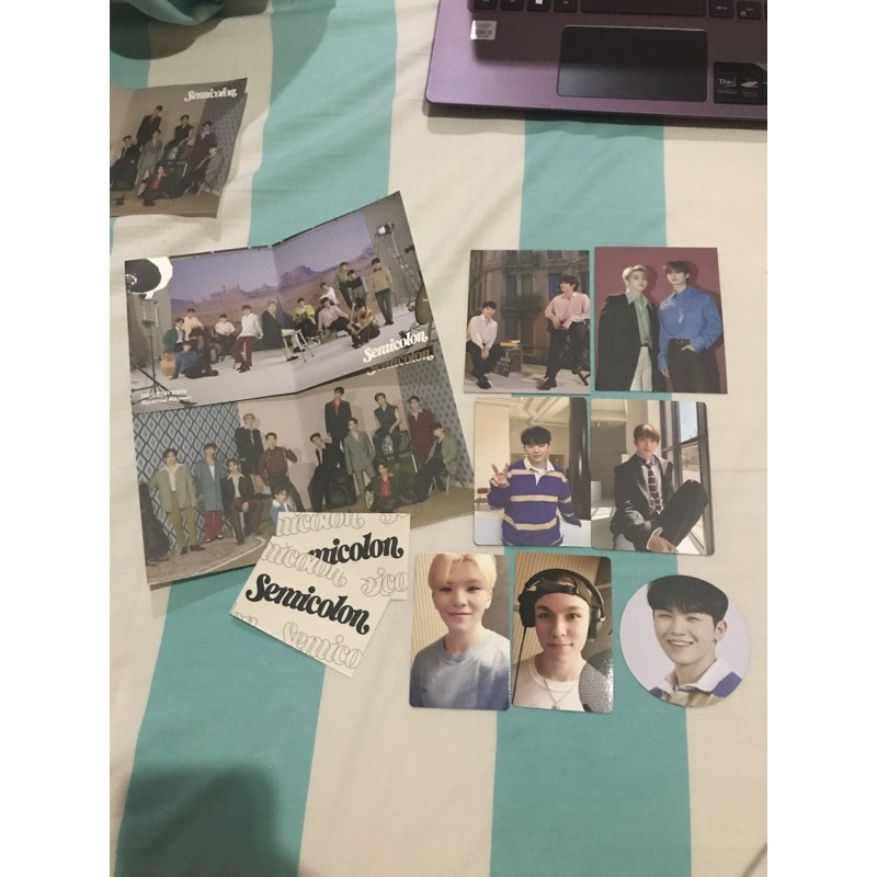 SEVENTEEN SEMICOLON PHOTOCARD PC WOOZI SCOUPS VERNON JUN