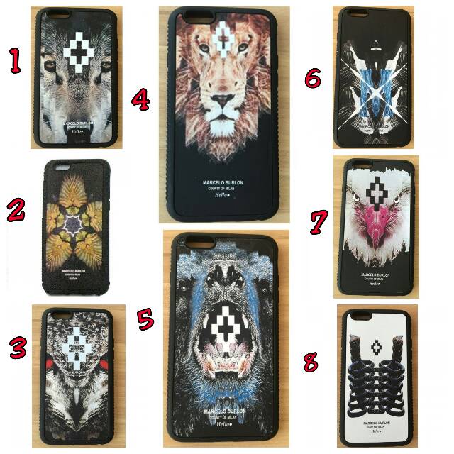 Marcelo Burlon TPU Case for Iphone 6/6s