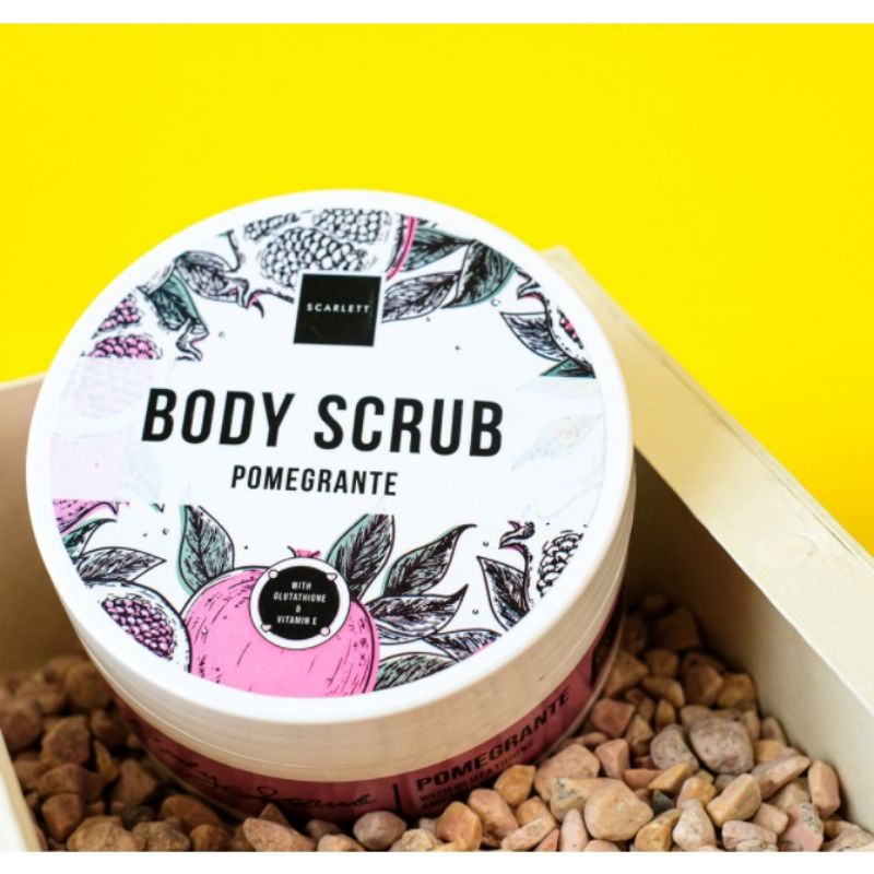 Scarlett Whitening Body Scrub (LULUR) / scarlet