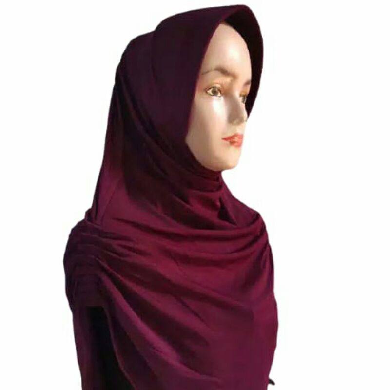 Kerudung Rumana Serut Kiri Kanan / Hijab Instan Harian