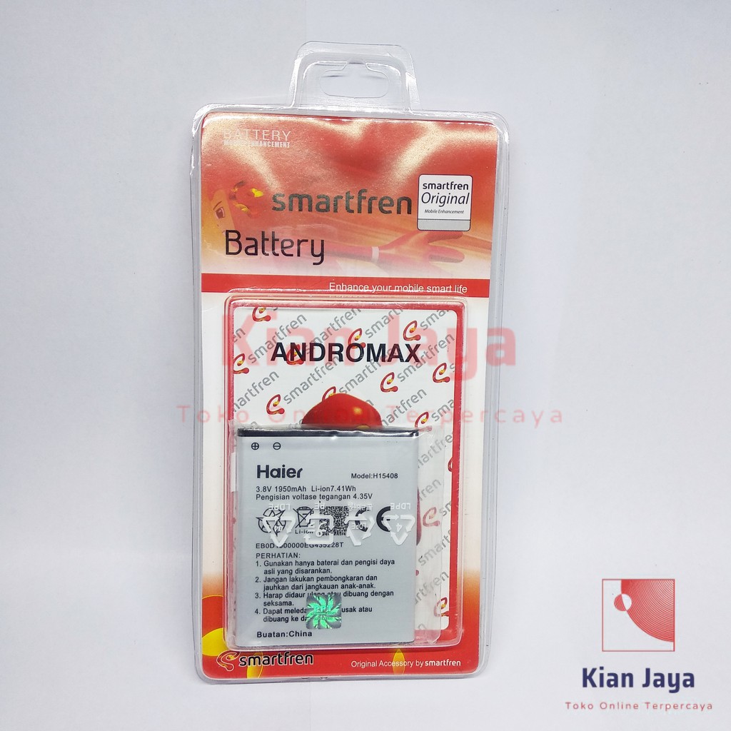 Baterai Handphone Andromax A, Andromax B, H15408, A26C2H, A16C3H Original OEM Batrai Batre Battery