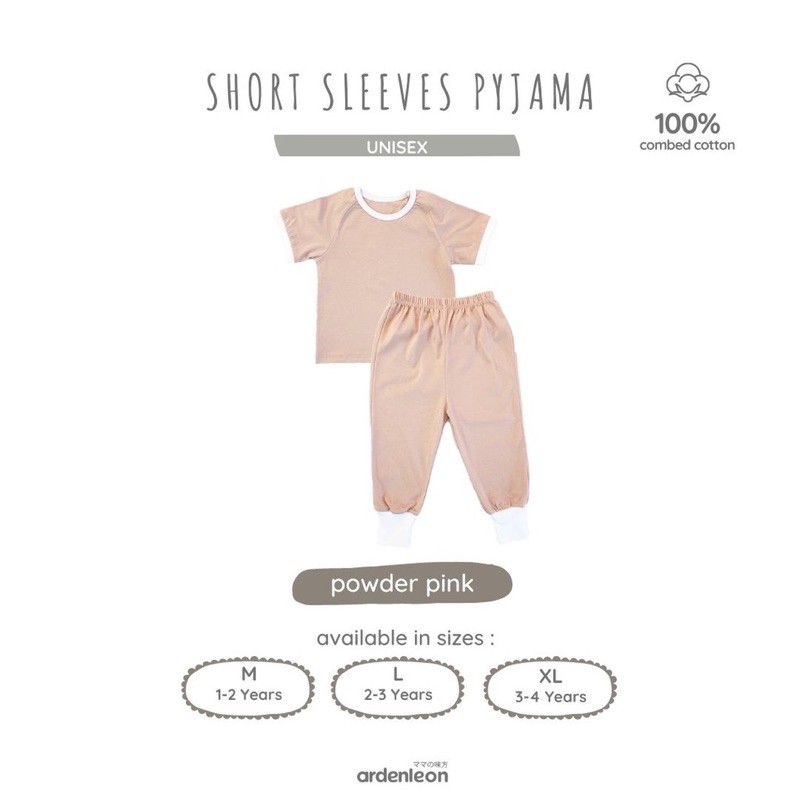 arden&amp;leon short sleeve pyjamas set