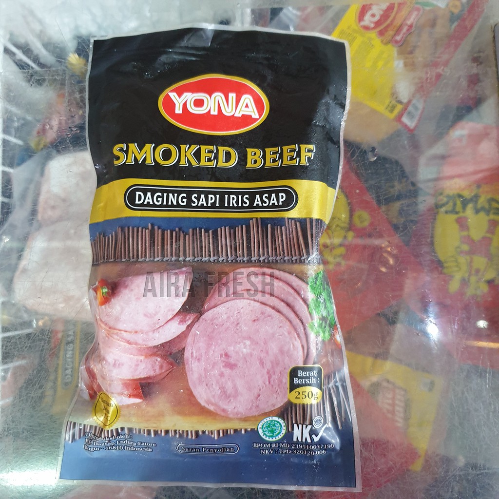 

Yona Smoked Beef Bulat / Daging Sapi Asap 250gr