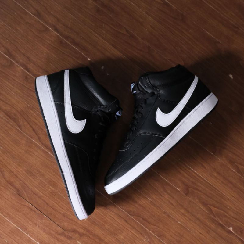 NIKE COURT VISION MID BLACK WHITE CD5436 001 ORIGINAL