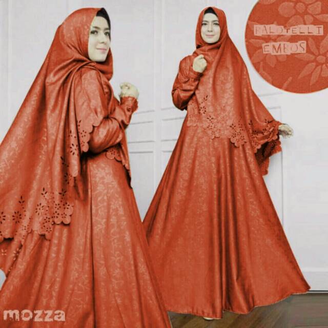 Gamis Mozza / gamis syar'i embos / gamis