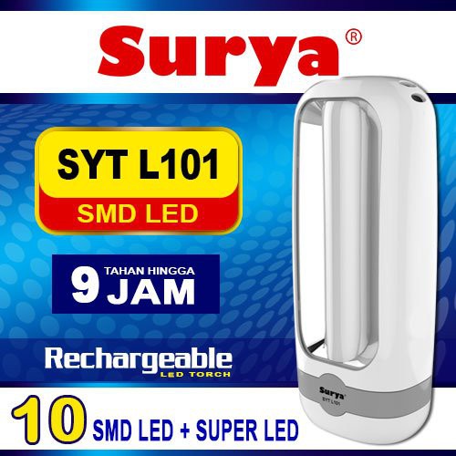 Surya Senter LED dan Emergency 1 W SYT L101 Senter 2 in 1 SYT 101