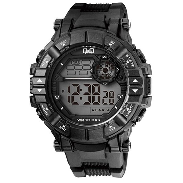 Jam Tangan Pria Casual Sporty Rubber Digital Original Q&amp;Q QnQ QQ M152 M152J Series