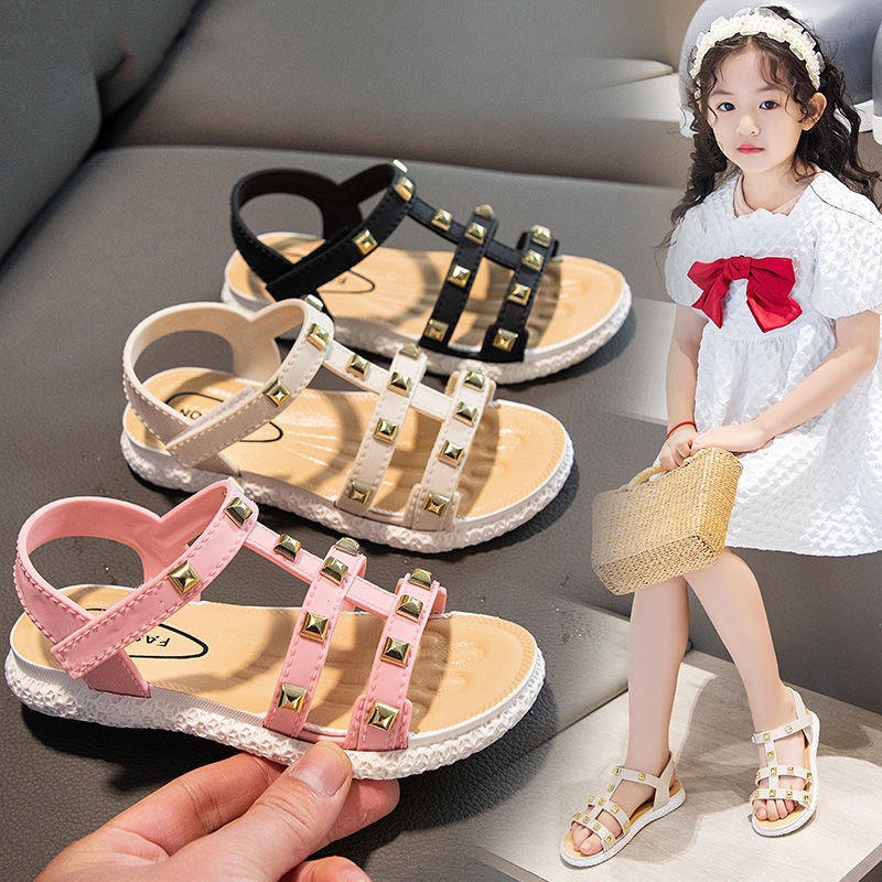 HappyOliver VALEN STUD Sandal Anak Perempuan Bahan Karet Model Lucu 2-8 Tahun Import