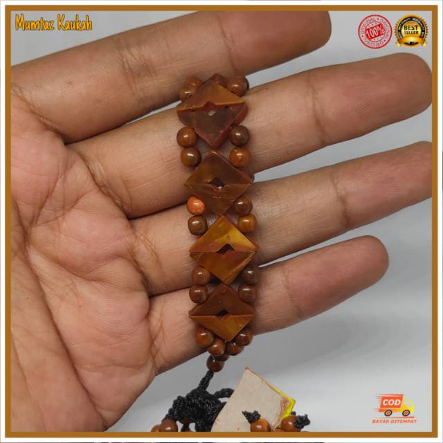 Gelang kaukah junjung derajat cokelat / gelang kaokah / gelang koka / gelang kokka / gelang kaoka