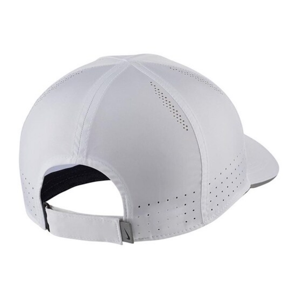 Topi Nike Dri-FIT Aerobill Featherlight Perforated White Cap DC3598-100 Original 100%