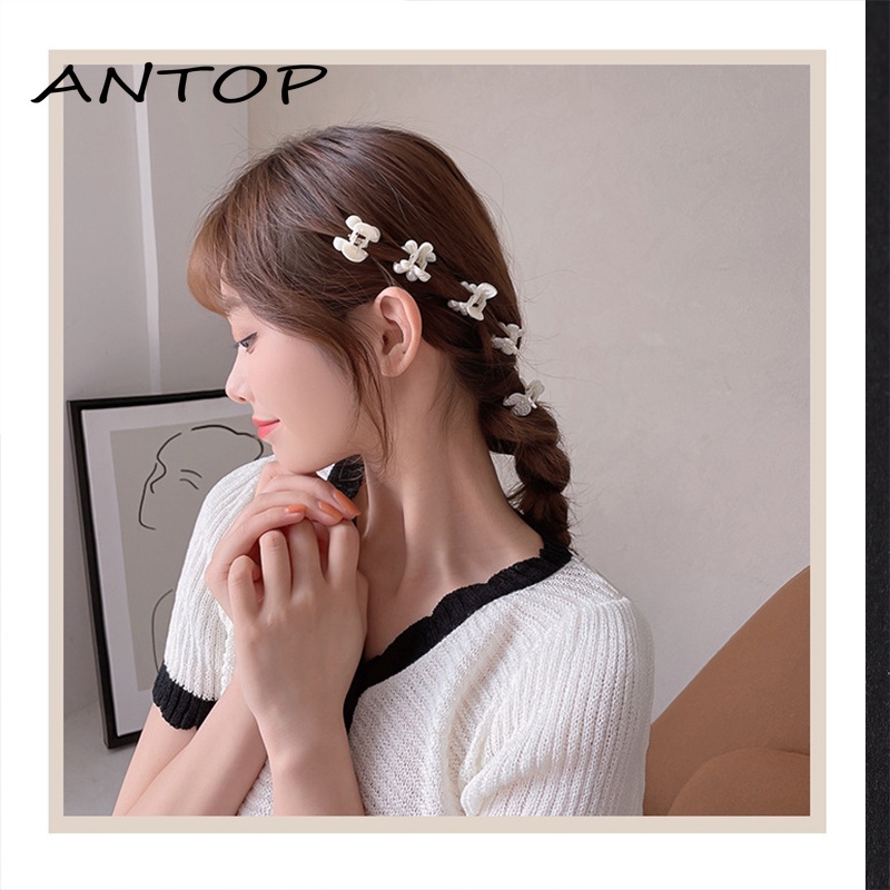 Korea Mini Aksesoris Rambut Fashion Jepit Rambut Mutiara ANTOP