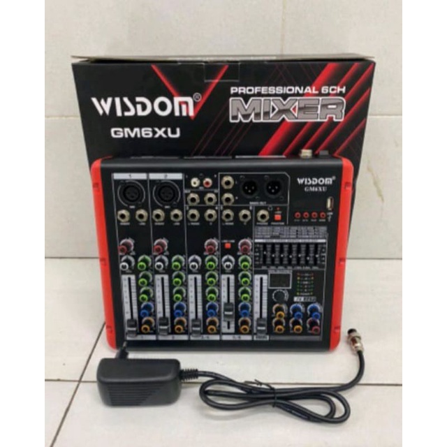 MIXER WISDOM GM6XU 6 CHANNEL ORIGINAL