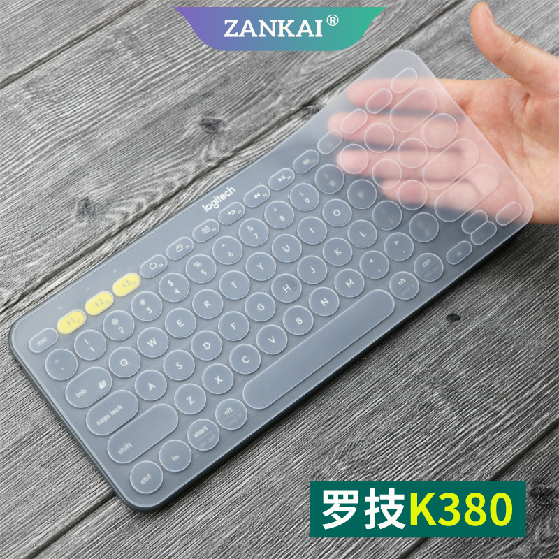 Annka Skin Cover Pelindung Silikon Ultra Tipis Untuk Keyboard Logitech K380