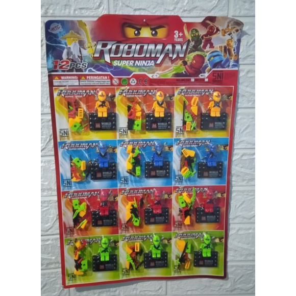 MAINAN ANAK LEGO ROBOMAN SUPER NINJA(satuan)