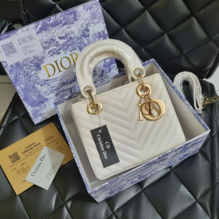 [GR.14My22a] TAS IMPORT BATAM LADY CHEVRON SMALL FREE BOX BRANDED PREMIUM MIRROR LAMBS BATAM WANITA 