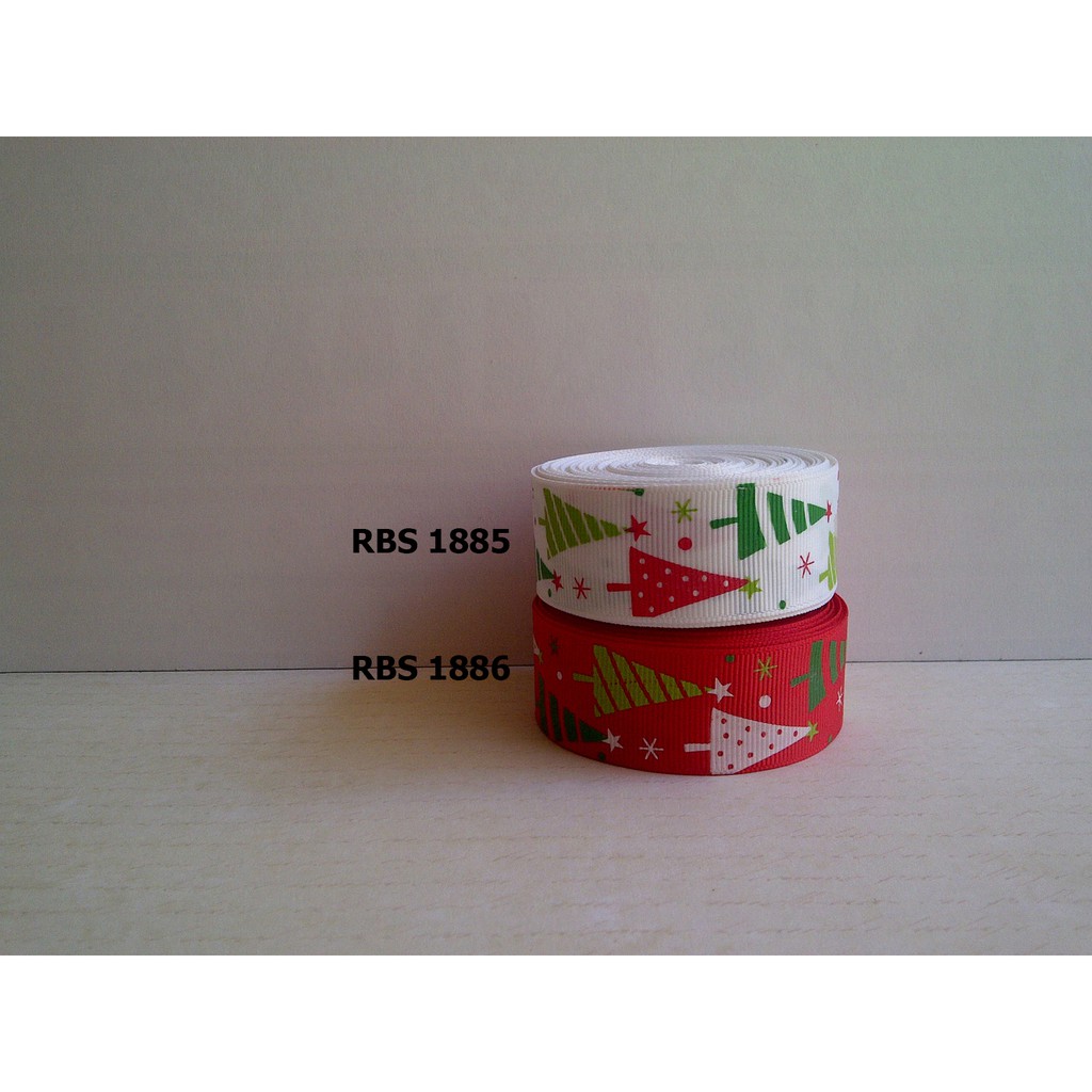 

[10 YARD] PITA GROSGRAIN MOTIF NATAL SALE RBS 1885,1886