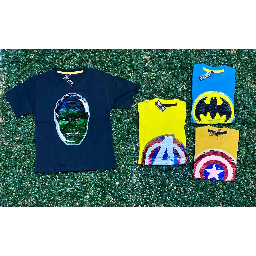 baju anak motif super hero 2-4tahun