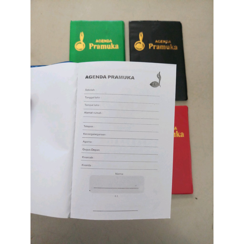 BUKU AGENDA PRAMUKA