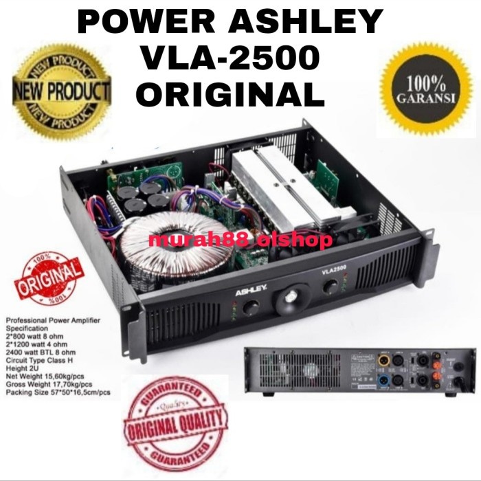 POWER ASHLEY VLA 2500(2400watt) original