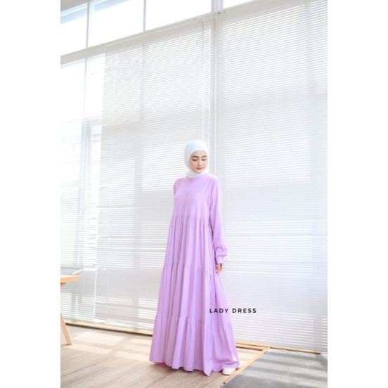 LADY DRESS COTTON TWILL ARMANY/DRESS WANITA/DRESS RAYONTWILL BY YAYUKU