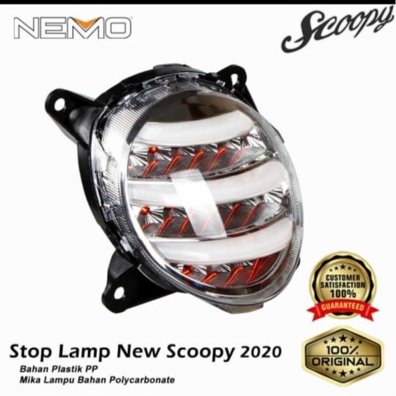 stoplamp scopy new / stoplam led lampu belakang scopy new 2020