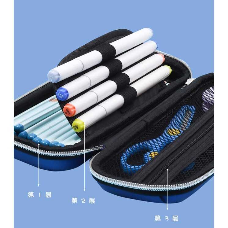 ( zwq ) Kotak Pensil 3D Anak Sekolah TK SD, Pencil Case 3D Bahan EVA