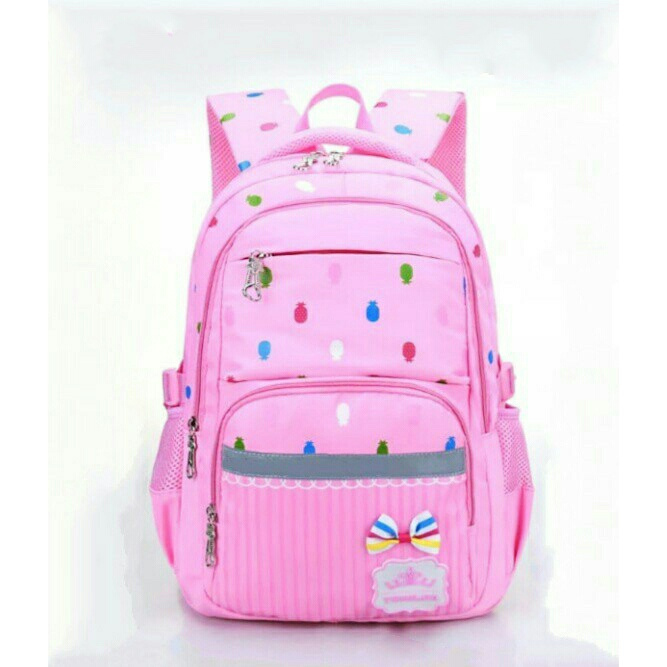 Tas Ransel Sekolah Anak Perempuan Laki2 TK,SD,SMP Kekinian Tas Sekolah Anak Motif Nanas Tas Backpack