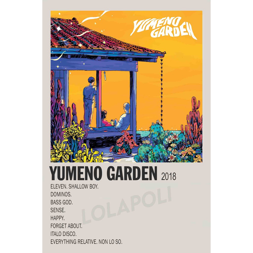 Poster Cover Album Yumeno Garden - Last Dinosaurs