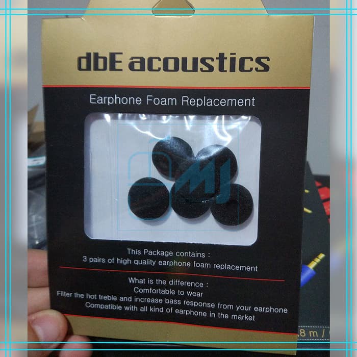 Dbe Acoustics Earphone Foam Replacement / Busa Earphone Murah + Gratis Ongkir