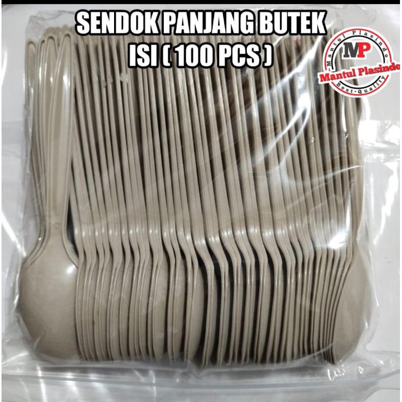 sendok panjang biasa / sendok makan butek @100pcs