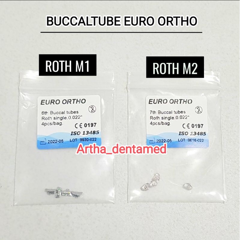 BUCCALTUBE / BUCCAL TUBE ROTH M1 &amp; M2 0,22 / PENGUNCI BEHEL EURO ORTHO