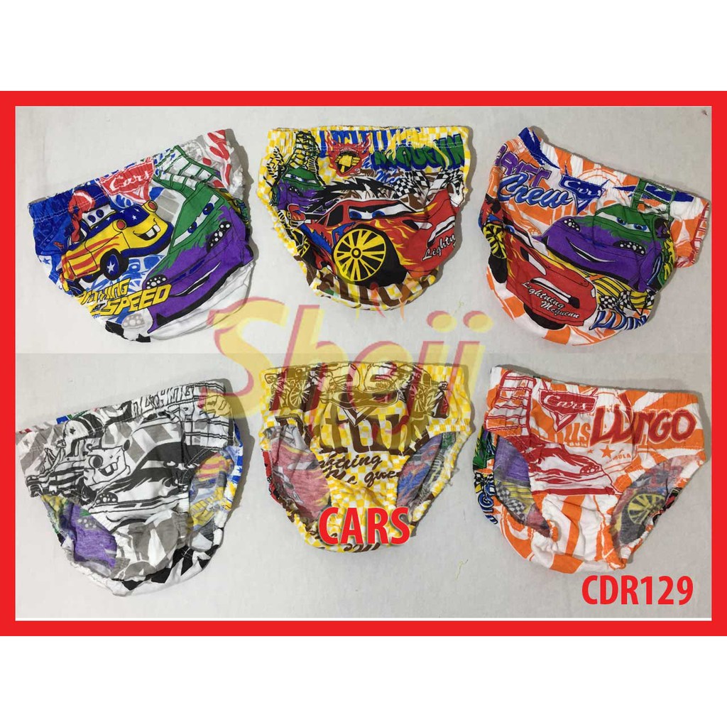 CELANA DALAM RIDGES ANAK COWO / LAKI-LAKI &quot;CARS CDR129&quot; ISI 3 PCS