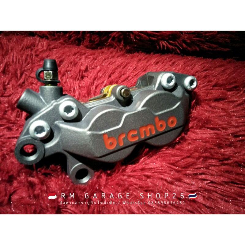 kaliper brembo 4p big kiri grey batu grade thailand