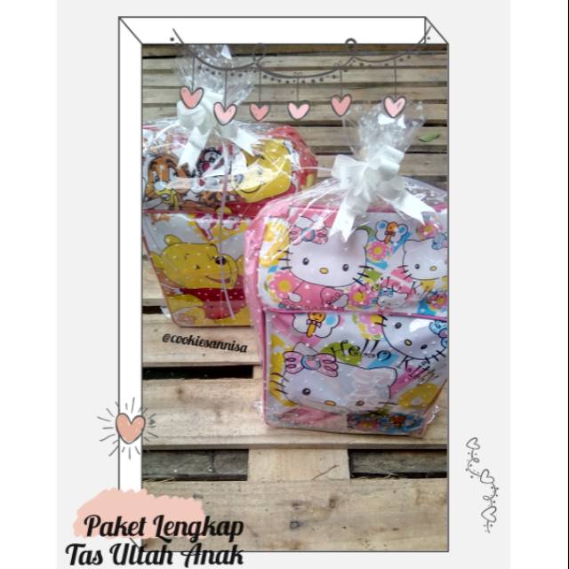 

Paket souvenir ulang tahun - Paket Goodie Bag Tas + Tempat Pensil Ultah Anak Murah -