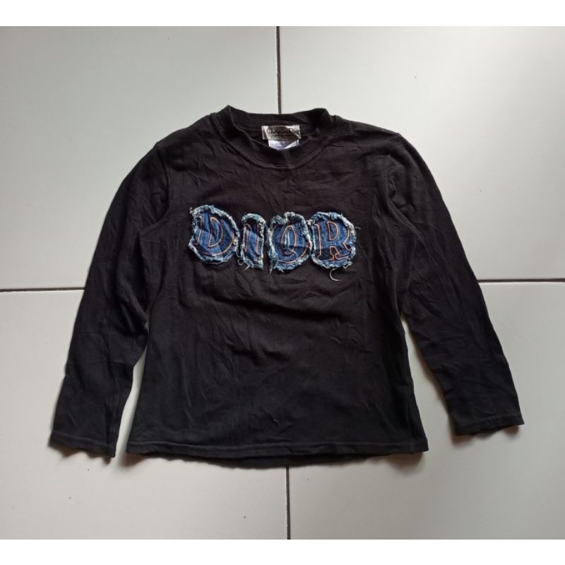 kaos lengan panjang anak cristian dior