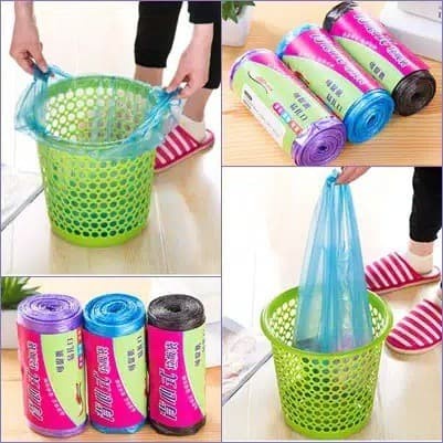 {HM} COD  Kantong Plastik Sampah Kresek Tebal Garbage Bag (1 Roll Isi 20bks) Harga 1 pcs Terbaru Mak