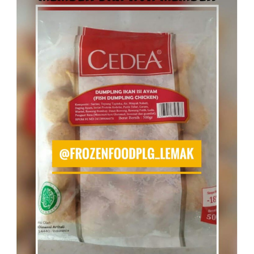 

Cedea Dumpling Chicken/Isi Ayam 500 Gr