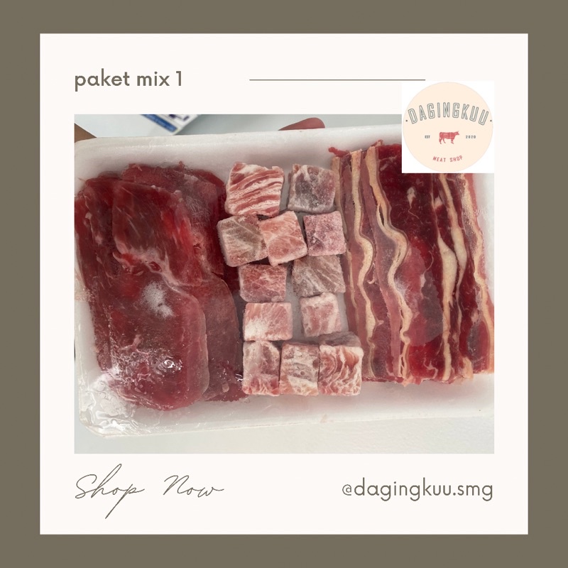 

paket ekonomis beef slice us shortplate saikoro wagyu meltiq lessfat sukiyaki