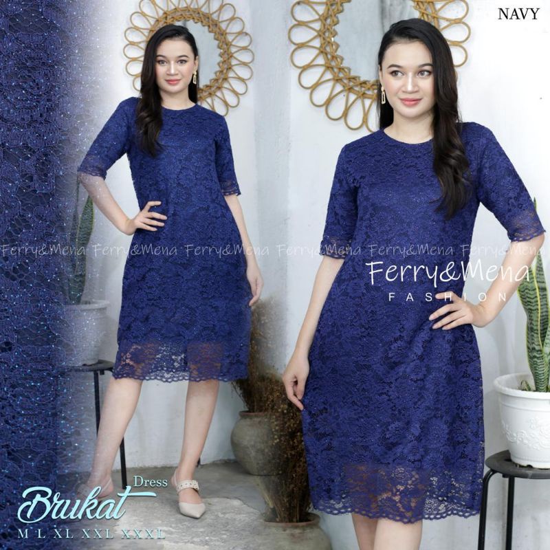 DRESS BRUKAT/DRESS MODERN/DRESS PESTA/DRESS ACARA